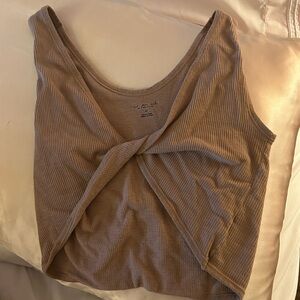 Women's Mauve UO Twist Top